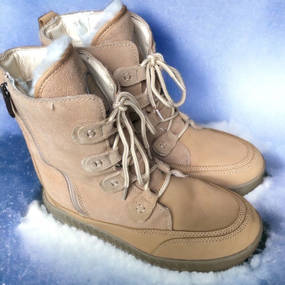Pajar Shoes - Suede leather snow boots-PAJAR Canada Pamina-size 9-9.5 waterproof very nice